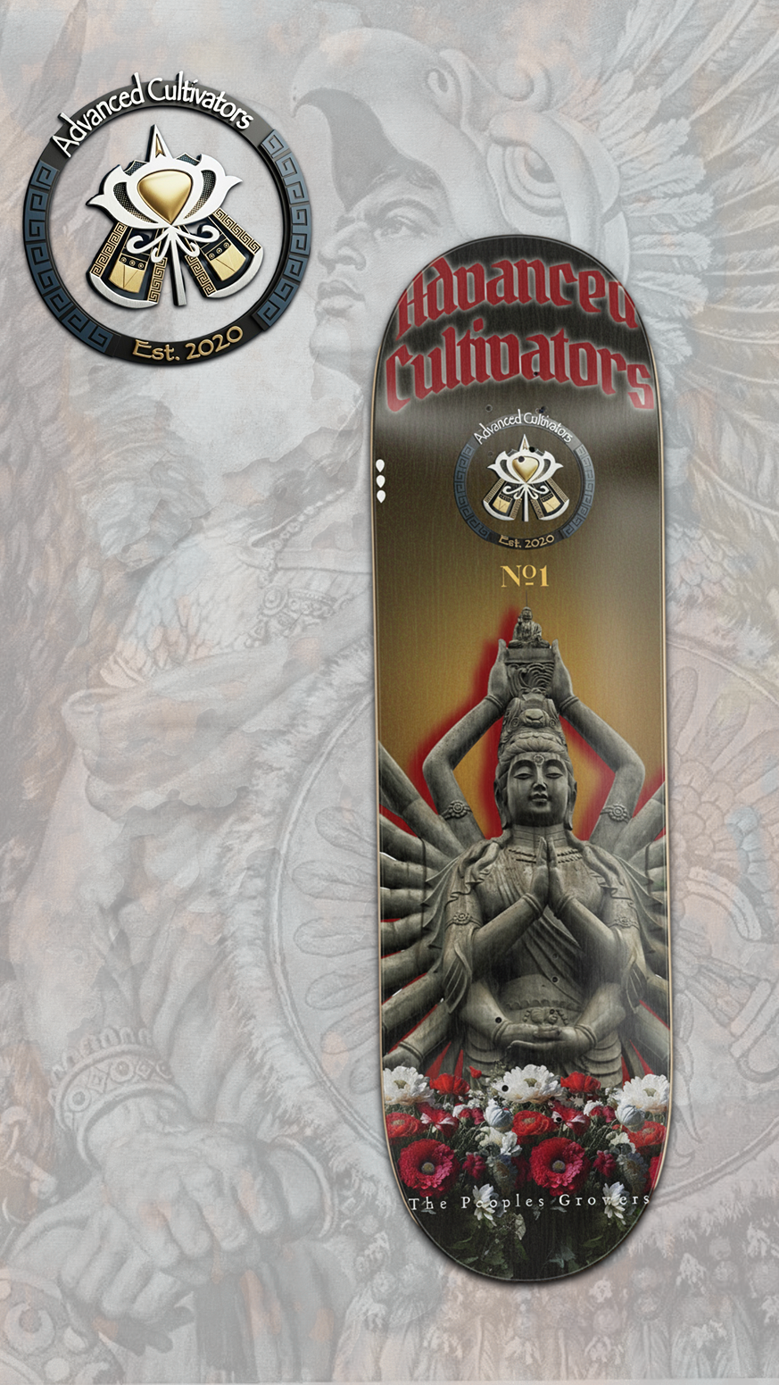 Premium AC Skateboard Deck - 8” x 31.75”