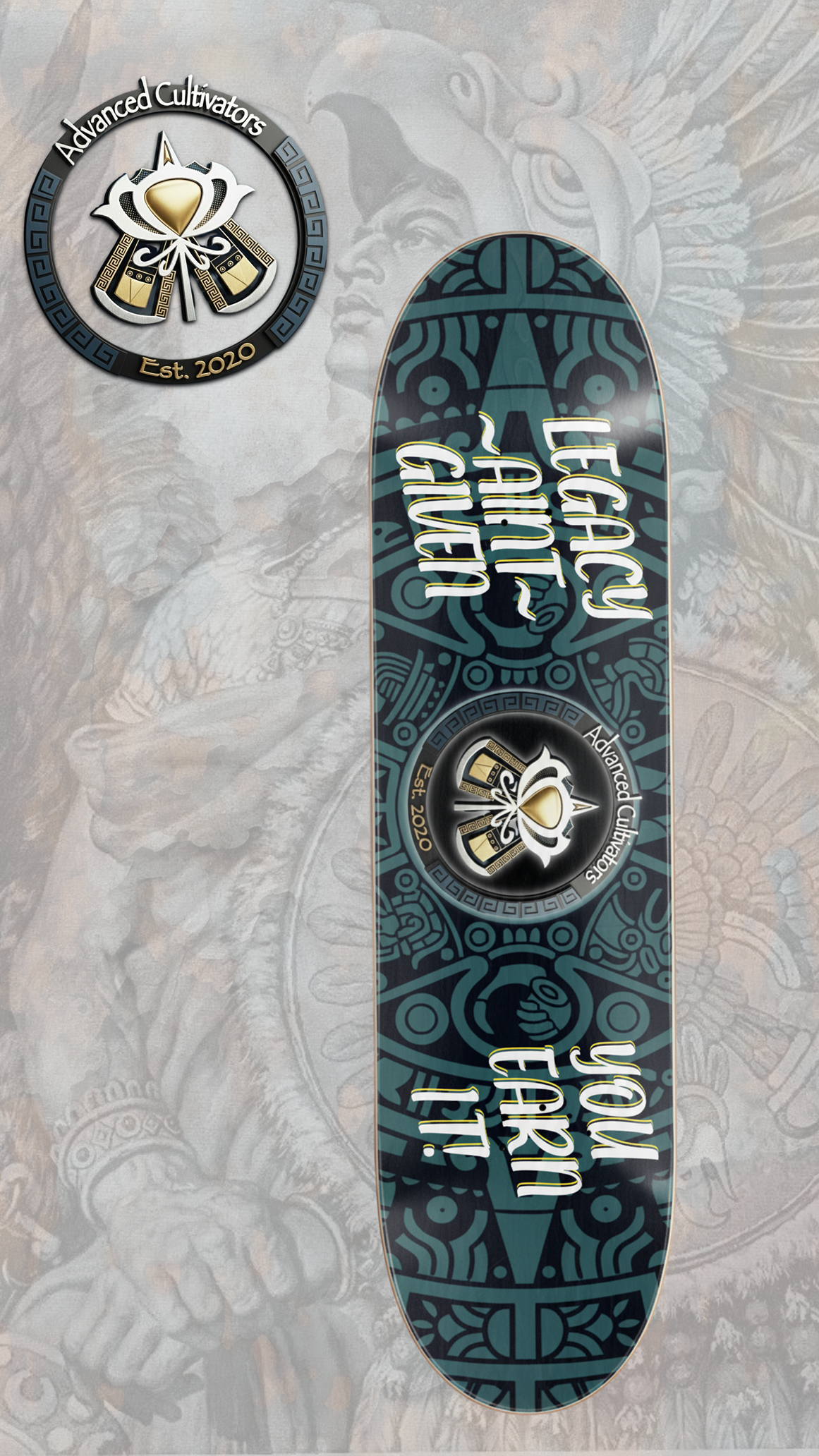 Premium AC Skateboard Deck - 8” x 31.75”